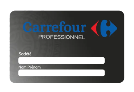 Carte Professionnel Carrefour Polynésie