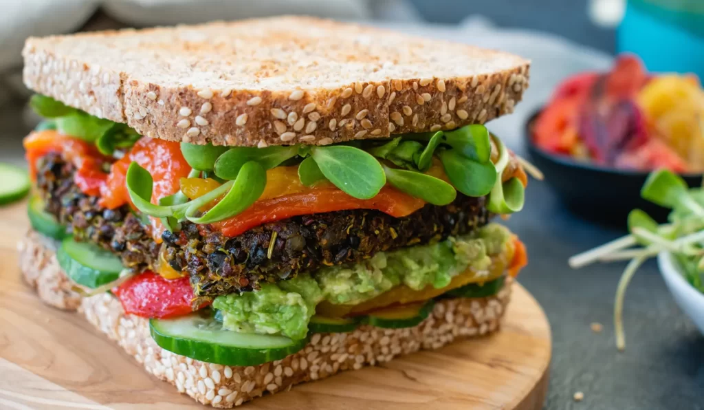 Steak de lentilles et tomates séchées - Vegan