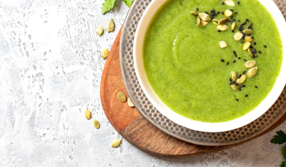 Soupe légumes verts pour bébé