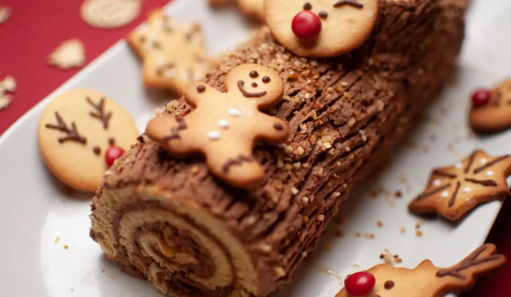 Bûche de Noël au chocolat